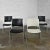 Vintage Aluminum Steelcase Stacking Chairs Model #1278 1 White 3 Black Set of 4 For Sale - Image 13 of 13
