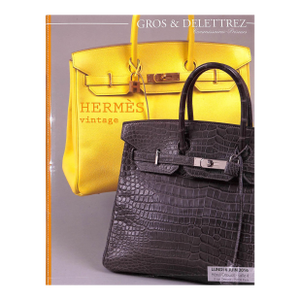 Hermès Paris Vintage Auction Catalog 2016
