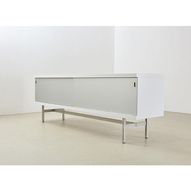 Minimalist sideboard model 1730, designed by Horst Bruning in the 1960s for Behr Germany. It is marked with the original...