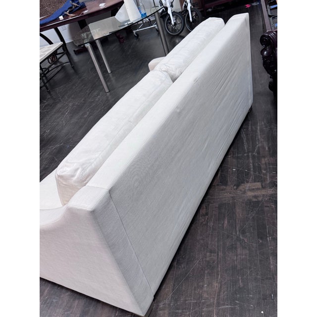 Queen Size American Leather for Restoration Hardware Belgian Classic Slope Arm Sleeper Sofa For Sale - Image 10 of 12