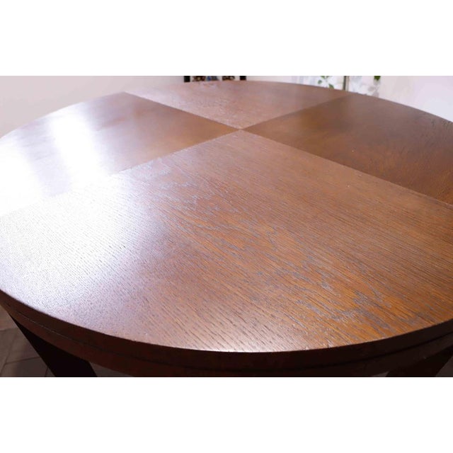 Round Dining Table with Veneered Top, 1960s For Sale - Image 4 of 9