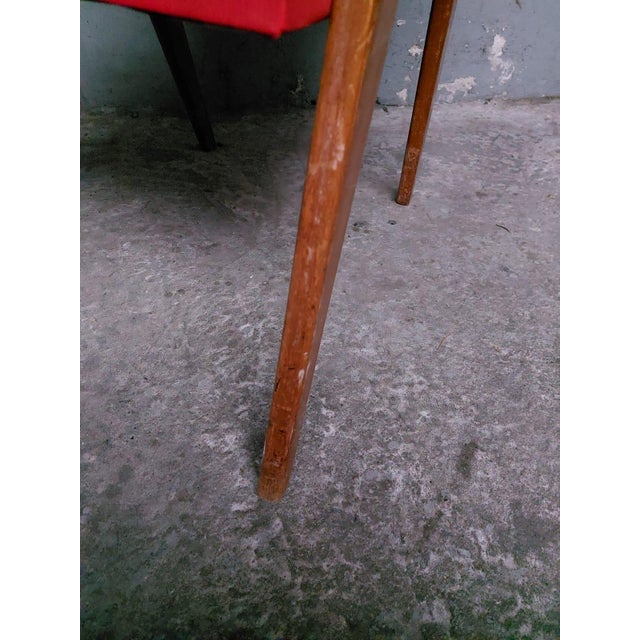 Vintage Red Armchair, 1960 For Sale - Image 12 of 18