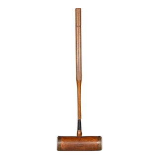 Early 20th C. Engraved Croquet Mallet C.1920 For Sale