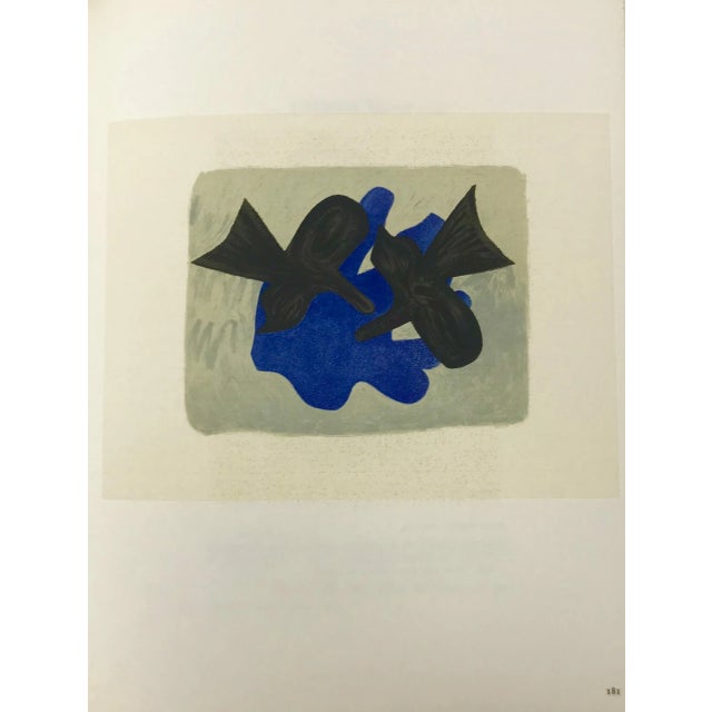 Abstract 1963 Braque Lithograph 181 Affiche Bijoux De Braque For Sale - Image 3 of 3
