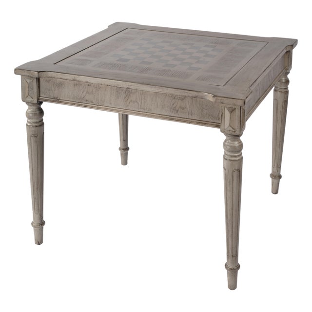 Vincent Multi-Game Card Table, Gray For Sale