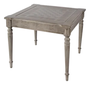 Vincent Multi-Game Card Table, Gray