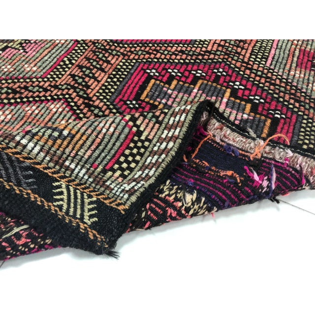 1960s Oversize Tribal Vintage Kilim Rug - 6′7″ × 9′1″ For Sale - Image 4 of 11