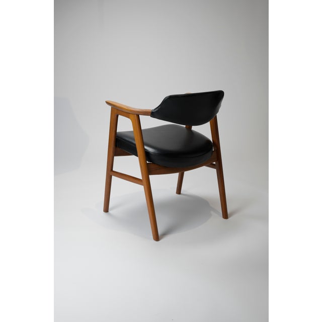 1950s Rare Model 42 Arm Chair by Erik Kirkegaard for Høng Stolefabrik, Denmark, 1950's For Sale - Image 5 of 11