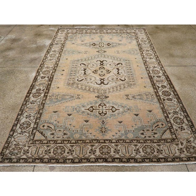 A wool pile of asymmetric knots on a cotton foundation. Veece rugs are a very specialized taste, but some real treasures...