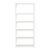 Spritely Home Accent Furniture Lark 30 in. W x 75 in. H Wood 5 Tier Etagere Bookcase with Open Back, White For Sale - Image 4 of 7