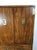 This mid century campaign style armoire by Stanley features hardwood construction, beautiful oak veneer with original...