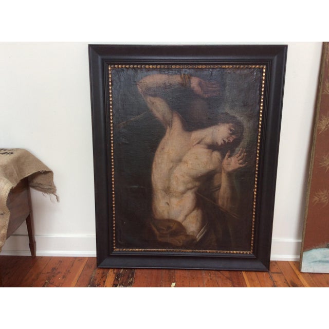 Saint Sebastian Oil Painting Circa 1600 | Chairish