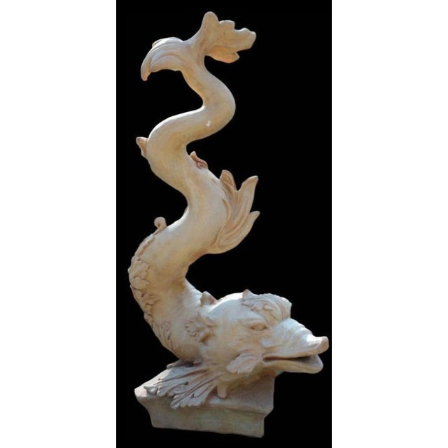 Impruneta Terracotta, modeled hand-made by the sculptor Silvano Porcinai, free inspiration taken from the Triton of the...