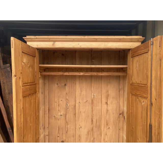 Pine Two Door Armoire, Hungary, Circa 1880 For Sale - Image 13 of 13