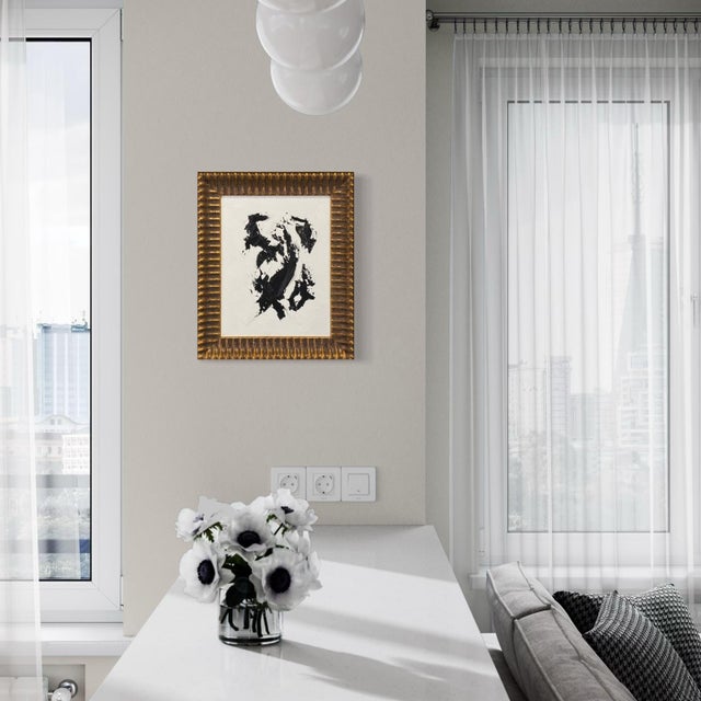 Obsidian Rift Original Abstract Painting by Stephen Hansrote For Sale - Image 9 of 12