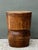 Brown Vintage Carved Palm Wood Accent Stool For Sale - Image 8 of 14