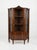 Wood Art Deco Walnut Vitrine with Fluted Glass Detailing For Sale - Image 7 of 7