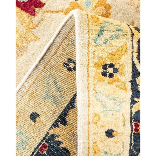 Mogul, One-of-a-Kind Hand-Knotted Area Rug in Ivory, 8' 1" x 9' 6" For Sale In New York - Image 6 of 8