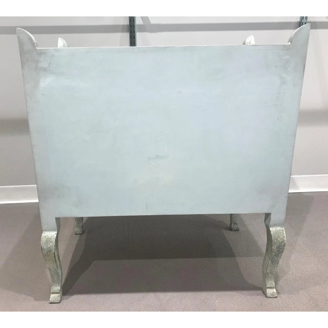 Antiqued Mirrored Chest Of Drawers For Sale - Image 4 of 13