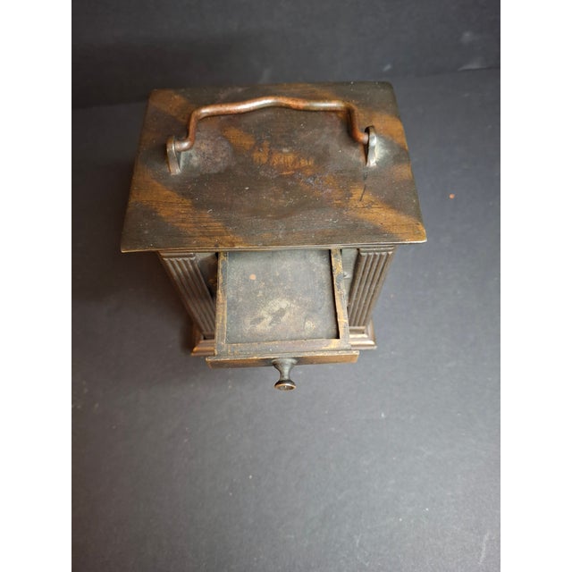 Antique 1895 Chandler’s Mechanical Bank National Brass Works Safe For Sale - Image 12 of 14