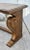 1990s Ethan Allen Teak Table Vintage Wayfarer Console Wood Empire Trestle Sofa Entry For Sale - Image 5 of 12