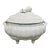 Late 20th Century Styled After Bordallo Pinheiro Portuguese Blanc De Chine Centerpiece Soup Tureen For Sale