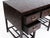 1960's Anglo Chinese Bamboo Parquet Hardwood Campaign Desk For Sale - Image 4 of 11