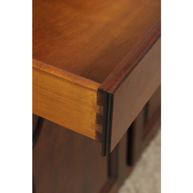 Country French 2 Drawer 2 Door Cherry Server For Sale In Philadelphia - Image 6 of 15