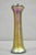 Vintage Steven Maslach 1987 Signed Iridescent & Cobalt Blue Art Glass Vase For Sale - Image 9 of 12