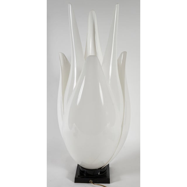 Rougier Rougier Mid-Century Modern Acrylic Tulip Lamp For Sale - Image 4 of 10