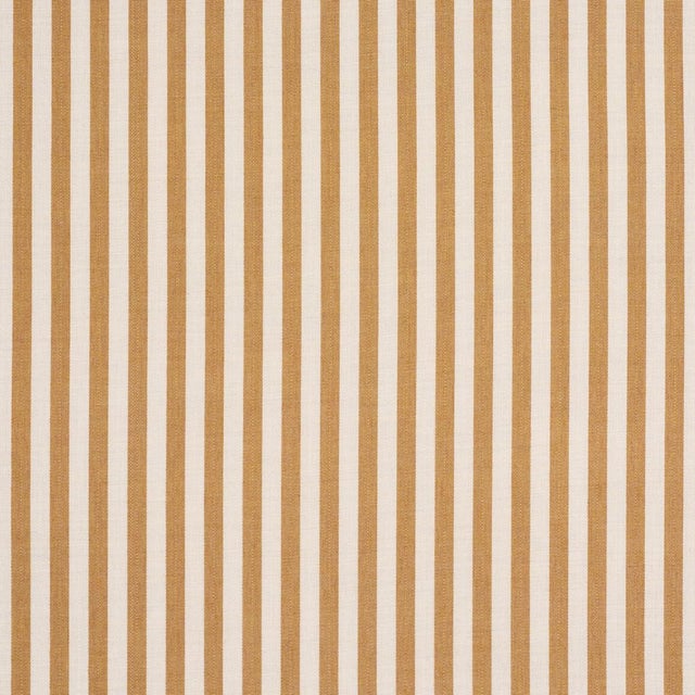 Contemporary SAMPLE - Schumacher Hanson Indoor/Outdoor Stripe Narrow Fabric In Marigold For Sale - Image 3 of 4