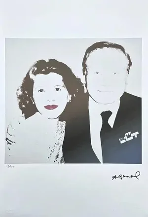 After Andy Warhol, Samuel and Ethel Lefrak, 1980s, Lithograph