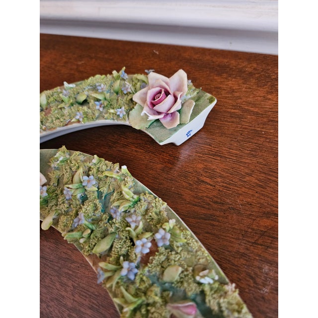 Vintage Capodimonte Floral Centerpiece - Centerpiece Enhancement For Sale - Image 10 of 16