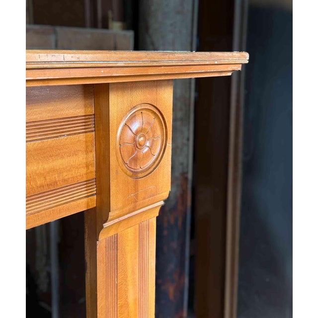 Late 19th Century Antique Maple Mantel Late 19th Century For Sale - Image 5 of 6