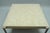 Oggetti Tavola by Oggetti Art Deco Form Tessellated Stone Chrome 48" Square Coffee Table For Sale - Image 4 of 10