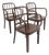 Bentwood Armchairs attributed to Josef Hoffmann for Thonet, Czechoslovakia, 1940s, Set of 3 For Sale