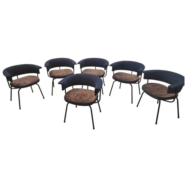 Contemporary Chairs by Olli Mannermaa for Cassina, 1950s, Set of 6 For Sale - Image 3 of 10
