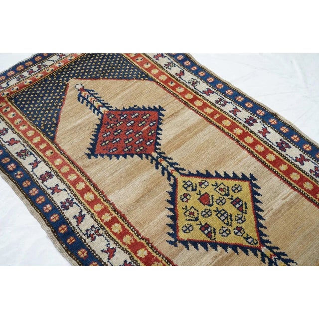 Textile Antique Sarab Rug 3'1'' x 11'9'' For Sale - Image 7 of 11