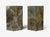 Army Green Philip & Kelvin LaVerne, Rare Hexagonal Side Tables, Etched Brass, Usa, 1960s For Sale - Image 8 of 18