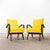 Vintage Lounge Chair in Mustard by Jaroslav Smidek, 1950s For Sale - Image 3 of 9