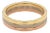 Cartier Vendome Louis Cartier 18k Tri-Color Gold 4.8mm Band Ring - Size 7.5 For Sale