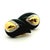 Vintage Maz 14k Gold Onyx and Diamond Clip Earrings, A Pair For Sale - Image 16 of 16