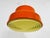 Plastic Space Age Bumling Orange Pendant Lamp, Germany, 1970s For Sale - Image 7 of 11