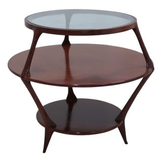 Round Coffee Table attributed to Pierluigi Giordani, 1950s For Sale