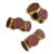 LastCHANCE!Vintage Kim Seybert Harlequin Napkin Rings - Set of 3 For Sale