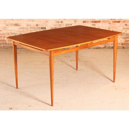Mid-Century Modern Extendable Walnut Dining Table, 1960s For Sale - Image 3 of 13