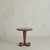 French Round Wood Pedestal Accent Table, 1950s For Sale - Image 4 of 11