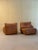 Cognac Leather Panto Lounge Chairs by Marc Held for Dunlopillo, 1970s, Set of 2 For Sale - Image 10 of 10