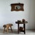 Brown Small Antique Indonesian Teak Wall Mirror, 1980s For Sale - Image 8 of 18