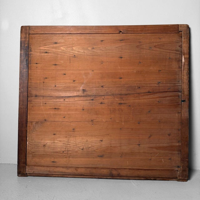 Antique Japanese Wooden Wall Decoration, 1890 For Sale - Image 11 of 13